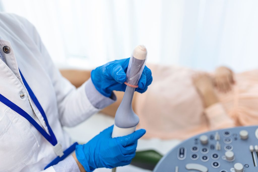 ecografía transvaginal checkup ginecológico útero ovarios